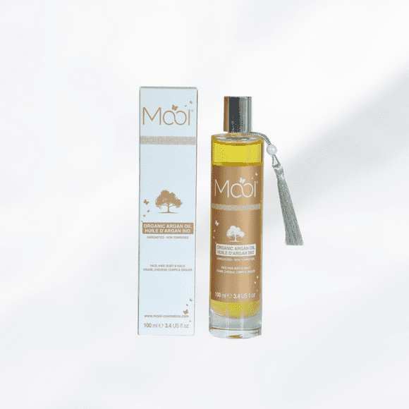 MOOI PURE AUTHENTIC MOROCCAN ARGAN OIL 100ml "ORGANIC VEGAN & CRUELTY FREE"