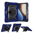 thumbnail image 2 of XYX 3in1 Rotating Stand Case for Honor Tab V7 Pro 11 inch with Hand/Shoulder Strap, Shockproof Rugged, Navy Blue, 2 of 7