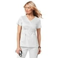 thumbnail image 3 of koi Classics Women's Katelyn Wrap Solid Scrub Top, 3 of 3