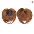 thumbnail image 3 of CAROOTU Seamless Silks-Base Hair Topper Fringe Hairpiece Straight Clip in Forehead Topper with Wispy Bangs, 3 of 7