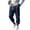 A1 Navy, variant on Sweatpants Pants for Men Sports Leisure Pocket Solid Color Elastic Waist Drawstring Straight Leg Retractable Hem Design Long Pants with Pocket