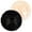 Black&Beige, variant on 2 Pcs Large Fluffy Powder Puff, 3.5 Inch Ultra Soft Washable Reusable Velour Face Body Powder Puff Loose Powder Puffs Wet Dry Makeup Tool (Black)