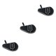 thumbnail image 1 of Estuche para raqueta de tenis Naiovety Oxford Negro con cremallera exterior para 3 pelotas, 1 of 6