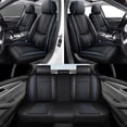 thumbnail image 5 of Black&Blue Seat Cover for KIA 97% Models,Faux Leather Seat Cover for Cars,Waterproof Non-slip Car Seat Protectors for 5PCS Seats, 5 of 8