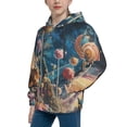 thumbnail image 2 of Easygdp Starry Sky Planet Lollipop Boys Hoodie Kids Sweatshirt Youth Pullover With Hood-Medium, 2 of 6