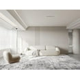 thumbnail image 4 of Toyoso 10x14 Area Rug Living Room Rugs - Washable Neutral Modern Abstract Soft Thin Large Rug Indoor Floor No Slip Rug Carpet for Bedroom Under Dining Table Home Office Decor - Grey, 4 of 9