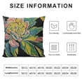 thumbnail image 5 of Fenyluxe Watercolor Pineapple Pillow Covers Summer Tropical Leaves Pineapple Abstract Pattern Decor Throw Pillow Cases Square Home Sofa Couch Decor Cushion Cover 12x12in, 5 of 5