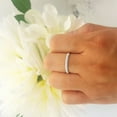 thumbnail image 5 of Dazzlingrock Collection 0.10 Carat (ctw) 18k Round Diamond Ladies Anniversary Wedding Band Stackable Ring 1/10 CT, Rose Gold, Size 5, 5 of 5