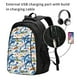thumbnail image 2 of Easygdp Marine Animals Mochila para Laptop de Viaje con Puerto USB, Mochila para Laptop con Puerto de Carga USB para Mujeres y Hombres, 2 of 7