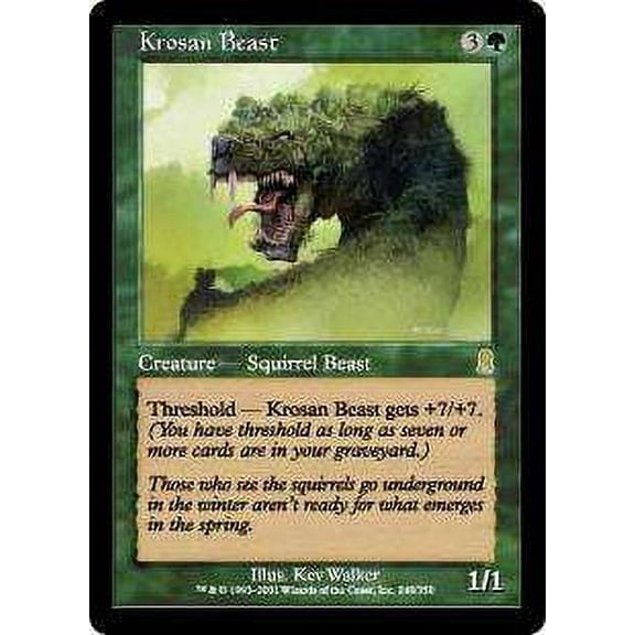 MtG Odyssey Rare Krosan Beast #248