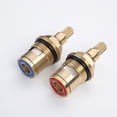thumbnail image 1 of G1/2tap Cartridge Brass Disc Tap Hot Cold Replacement Tap Ceramic Disc Taps For Bathroom Kitchen2pcs, 1 of 5