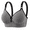 Black, variant on Bras for Women Support Wirefree Comfort Seamless Bralette Full Coverage T Shirt Molded Cup Bra Brown 40