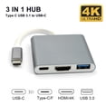 thumbnail image 6 of Cheers.US 3 in 1 USB 3.1 Type-C to 4K UHD -compatible USB-C Hub Adapter Converter for Macbook Converter Cable Port Adapter Cable Compatible, 6 of 6