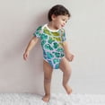 thumbnail image 3 of Kdxio Rainbow Glitter Pattern Unisex Baby Cotton Short Sleeve Bodysuits-2 Years, 3 of 5