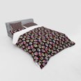 thumbnail image 2 of Ambesonne Colorful Bedding Set 4 Pcs, Sugar Skulls Flowers, Queen, Multicolor, 2 of 2