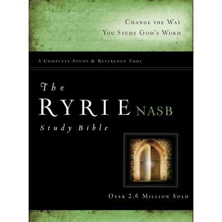 The Ryrie NAS Study Bible Hardcover Red Letter