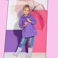 thumbnail image 5 of Puddle Play Waterproof Purple Unicorn PVC Rain Boots Easy-On Handles - Size 11 Little Kid, 5 of 6