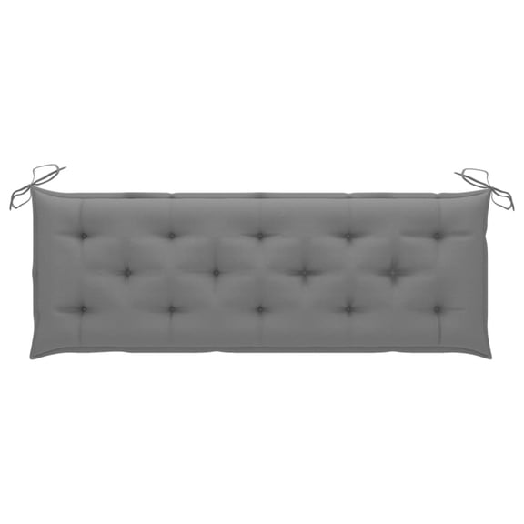 Casafoyer Garden Bench Cushion Gray 59.1"x19.7"x2.8" Fabric