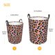 thumbnail image 3 of Fotbe Leopard Cesto de Ropa con Asas, Cesto Impermeable de Gran Capacidad, Bolsa de Lavado para Dormitorio, Cesto de Ropa con Ruedas y Asas-Medium, 3 of 6