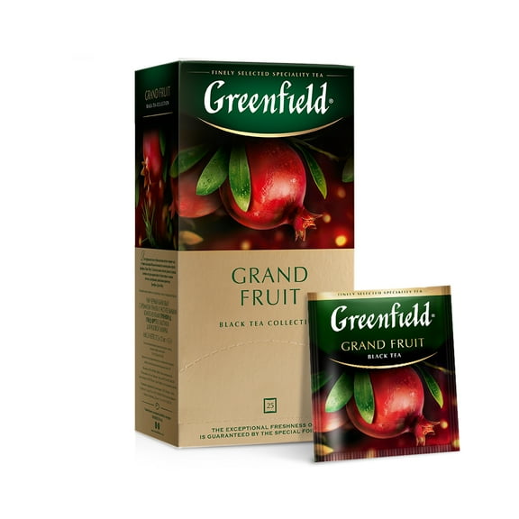 Greenfield Black Tea "Grand Fruit" 25 Tea Bags