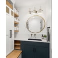thumbnail image 2 of Canarm  Metal Shade Vanity Light 3 Light - Grey and Gold, 2 of 3