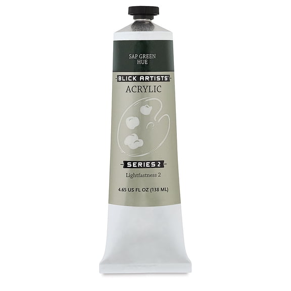 Blick Artists' Acrylic - Sap Green Hue, 4.65 oz tube