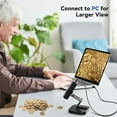 thumbnail image 3 of Wireless Digital Microscope 50X-1000X Magnification WiFi USB Handheld Portable Mini Microscope Camera Coin Magnifier, 3 of 7