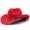 z-hat 46#Red, variant on oqasdz Toddler Kids Cowboy Hat for Boys and Girls Sun Protection Dress up Hat with Buckle Belt Solid Color Headwear Summer Outdoor