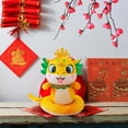 thumbnail image 5 of Edgergery 2025 Spring Festival Decorations Snake Doll,7.9 Inch Yellow Animal Snake Plush Animals 2025 Mascot Zodiac Plush Animals Spring Festival Decorations New Year Gifts Year Decorations, 5 of 5