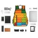 thumbnail image 4 of Easygdp Colorful Building Blocks para Easygdp Yak - Mochila Casual Ligera y Resistente para Viaje y Senderismo para Hombres y Mujeres, 4 of 7