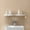 White#2, variant on Corner Shelf | Wall Mount Storage Organizer for Bathroom Kitchen Bedroom Living Room | Non-Perforated Floating Shelf | White or Black | 11.81x11.81x0.94 Inches | 1 Piece