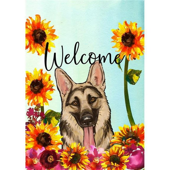 Best of Breed HH630031 German Shepherd Best of Breed HHS Welcome Garden Flag