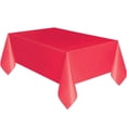 thumbnail image 1 of RXIRUCGD Home Cleaning Supplies Large Plastic Rectangle Table Cover Cloth Wipe Clean Party Tablecloth Covers RD, 1 of 1