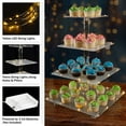 thumbnail image 3 of Great Northern Popcorn 4-Tier Square Cupcake Stand with LED Lights, 3 of 8