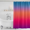 thumbnail image 4 of Blue Purple Orange Waterproof Fabric Shower Curtain,Modern Ombre Abstract Art Waterproof Fabric Shower Curtain for Bathroom Curtains Bathtubs Hotel Shower Curtains with 12 Hooks Stall 48x72in, 4 of 8