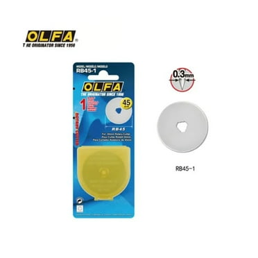 OLFA 45mm RB45-10 Tungsten Steel Rotary Blade (10 Blades Per Pack) - 6 Pack