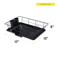 thumbnail image 4 of Juego de escurridores de platos Sweet Home Collection que ahorra espacio, 4 of 6