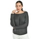 thumbnail image 4 of Sueter de cuello barco Roman Fashion /Juvenil, 4013 (Gris obscuro) gris oscuro CH, 4 of 5