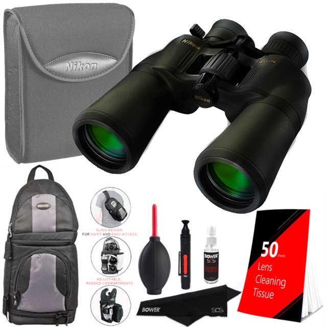 Binoculares Nikon Aculon A211 16x50 con paquete de accesorios