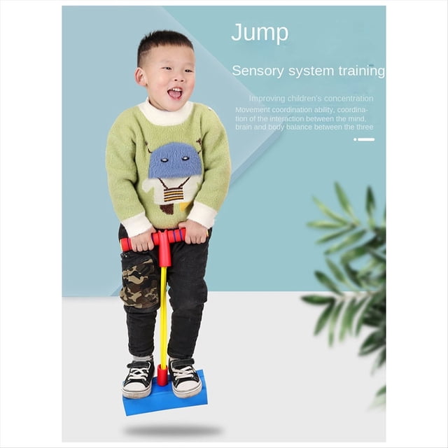 Juguete con Poste de Salto para Niños, Juego de Deportes para Interiores y Exteriores, Máquina de Salto de Resorte de Espuma de Entrenamiento de Equilibrio, Regalo Navideño B