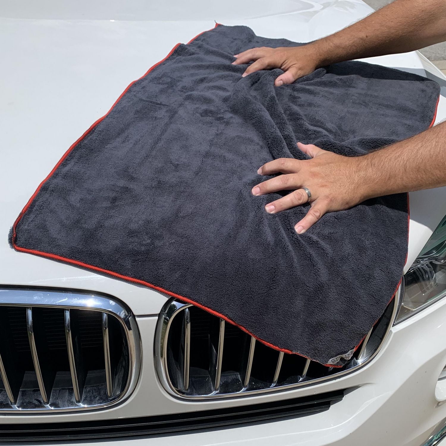 Serviette de séchage en polaire velours 6 pieds carrés