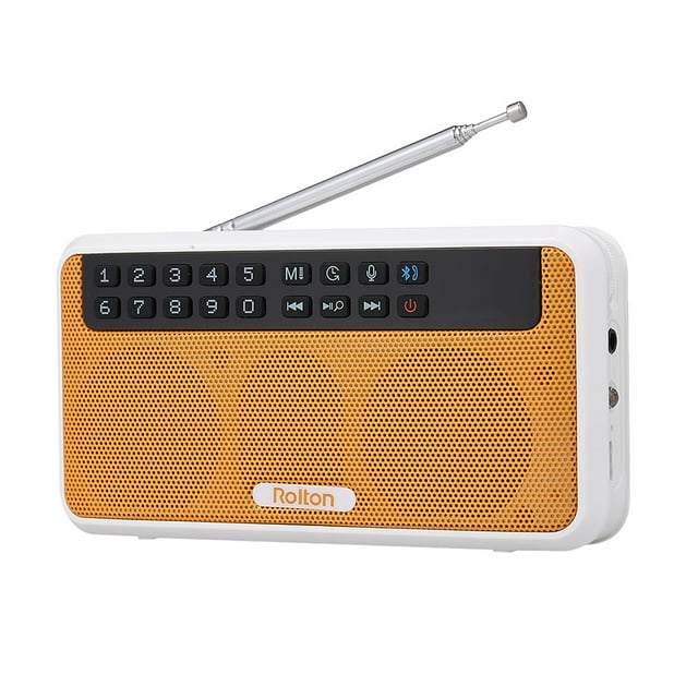 Rolton E500 - Altavoz inalámbrico con Bluetooth, reproductor de música estéreo de alta fidelidad de 6 W