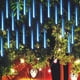thumbnail image 1 of Led 30cm Lluvia De Meteoritos Al Aire Libre 8 Tubos Luces De Cadena LED Luces De Cadena LED Impermeables Para Fiesta De Boda De Navidad, 1 of 5
