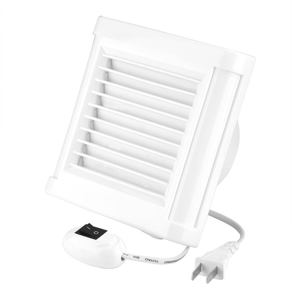 EBTOOLS 15W 220V Wall Mounted Exhaust Fan Low Noise Home Bathroom