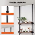 thumbnail image 4 of VEVOR Over the Toilet Storage 4-Tier Bathroom Shelf Rack Space Saver Organizer, 4 of 9