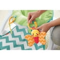 thumbnail image 4 of Fisher-Price Sit-Me-Up Floor Seat with 2-Linkable Toys, Citrus Frog, 4 of 10