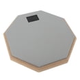 thumbnail image 1 of 8 Inch Double Sided Silent Drum Pad, Rubber Wood Drum Practice Set with Stand Soundproof Cotton for Beginners, 1 of 7