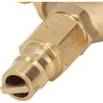 thumbnail image 6 of ​​1/2 Inch 2-Way Natural Gas Y Splitter with Quick Connect Fittings & Shut Off Valve - Durable Brass Adapter for Grills, Heaters, Pizza Ovens, RVs (1/2" Female Pipe Thread x Flare)​​, 6 of 7