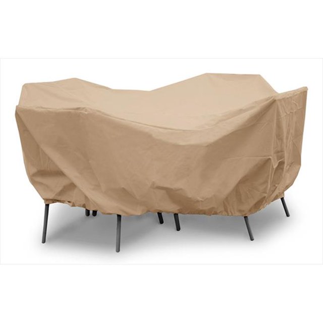 KoverRoos 41152 Weathermax Ensemble de Table Ronde de 48 Po, Toast - 82 Dia x 28 H Po