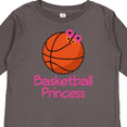 thumbnail image 4 of Inktastic Basketball Princess Girls Long Sleeve Toddler T-Shirt, 4 of 5